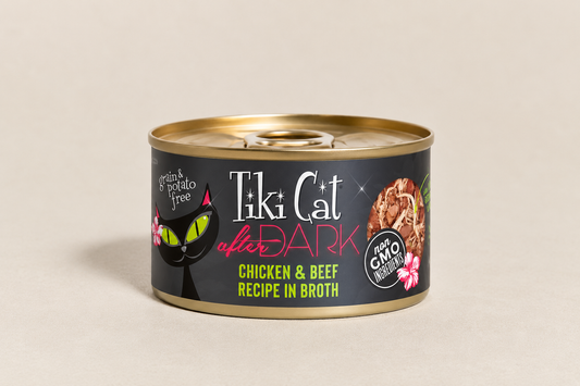 After Dark- Chicken and Beef recipe in broth.