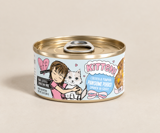 The Kitten me softly - Chicken & Pumpkin stew.