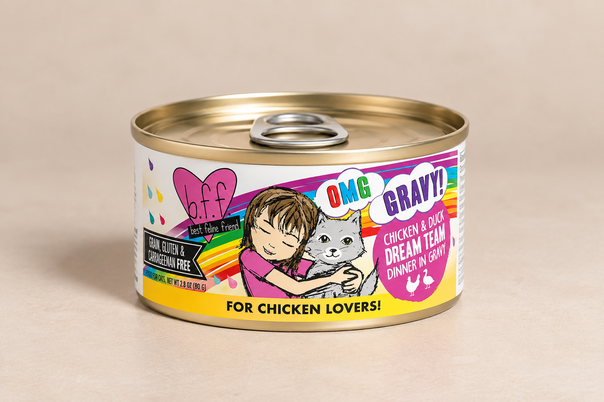B.F.F- Oh my Gravy!- Chicken and duck.