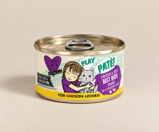 B.F.F Play Paté! Chicken and beef.
