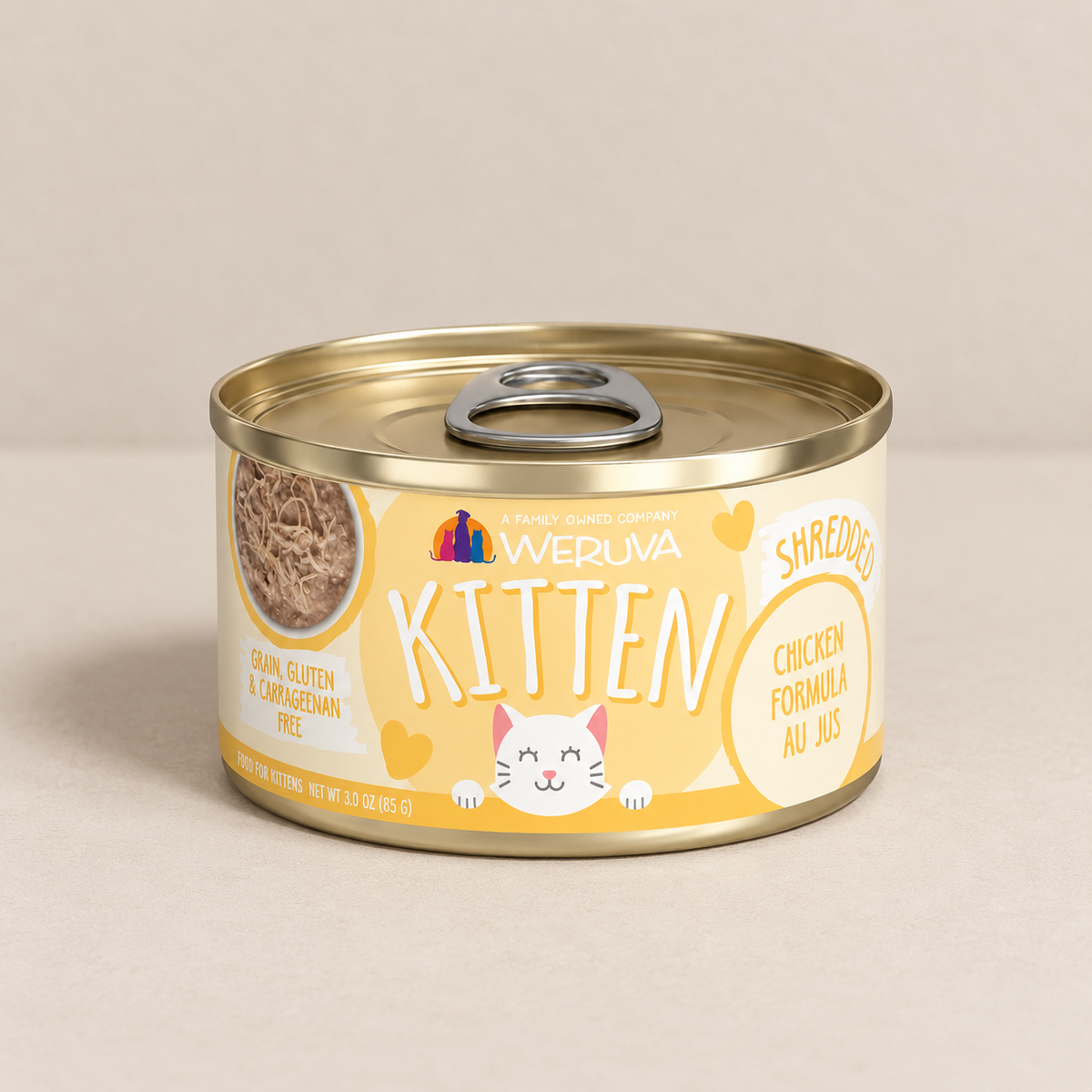 Kitten, Fur Baby Favorites, Chicken Formula.